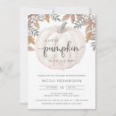 Search for little pumpkin on the way invitations Fall