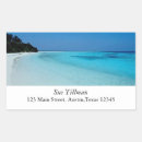 Search for beach address stickers Blue