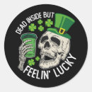 Search for irish skull stickers Clover