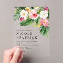 Search for hawaiian luau wedding invitations Tropical