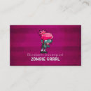 Search for punk business cards Horror