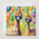 Search for emu birthday cards For him