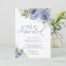 Search for periwinkle birthday invitations Watercolor