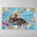 Search for cute otter art Playful