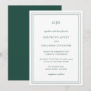 Search for emerald green wedding invitations Elegant