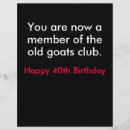Search for birthdays flyers Humour