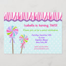 Search for sweet shoppe party invitations Girl