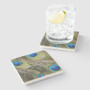 Search for peacock feather coasters Blue