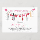 Search for kitchen utensils invitations Pink