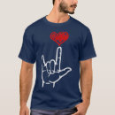 Search for american sign language tshirts Blind