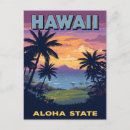Search for aloha hawaii vintage postcards Palm trees