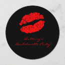 Search for red black hens party invitations Bachelorette