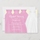 Search for dress bridal shower invitations Pink