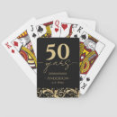 Search for 50 years playing cards Elegant