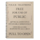 Search for police notebooks Retro