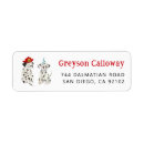 Search for fireman return address labels Dalmatian