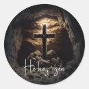 Search for jesus resurrection stickers He has risen