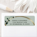 Search for gold foil return address labels weddings Metallic