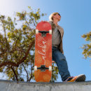 Search for orange skateboards Pattern