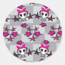 Search for bone pattern stickers Black