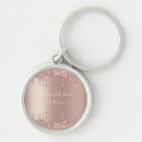 Search for gold text key rings Pink