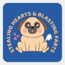 Search for kawaii pug stickers Funny