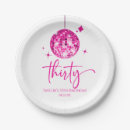 Search for 30th birthday plates Modern elegant