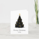 Search for black and white cat christmas cards Retro