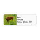 Search for bison return address labels Wyoming