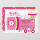 Search for cute sleepover invitations Pink