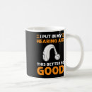 Search for hearing aide mugs Be kind asl