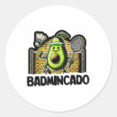 Search for love badminton stickers Funny