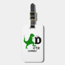 Search for dinosaur luggage tags Boy