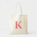Search for initial tote bags Pink