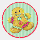 Search for gingerbread men stickers Red