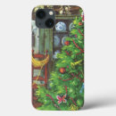 Search for winter cabin iphone cases Christmas tree