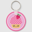 Search for strawberry cupcake key rings Dessert