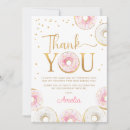 Search for doughnut party thank you cards Girl