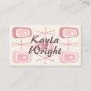 Search for fifties business cards Pink
