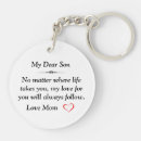 Search for heartfelt key rings Sentimental