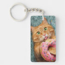 Search for joke rectangular key rings Cat