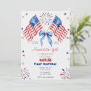 Search for patriotic party invitations Red white blue party
