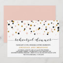 Search for black and gold rehearsal dinner invitations Stylish