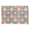 Search for paw print pillowcases Cats