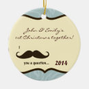 Search for mustache christmas tree decorations Blue