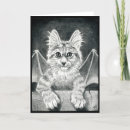 Search for black and white halloween cards Kitten