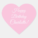 Search for hearts birthday stickers Pink