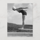 Search for vintage diver postcards Black and white