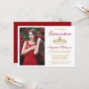 Search for red and gold quinceanera invitations 15th birthday