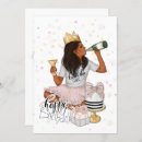 Search for african american girl birthday invitations Pink